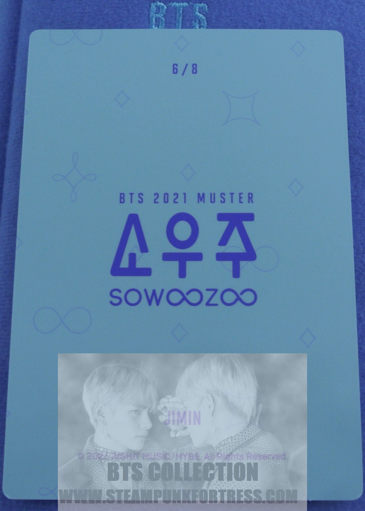 BTS JIMIN PARK JI-MIN 2021 SOWOOZOO PHOTOCARD MUSTER PHOTO CARD #6 OF 8 NEW OFFICIAL MERCHANDISE