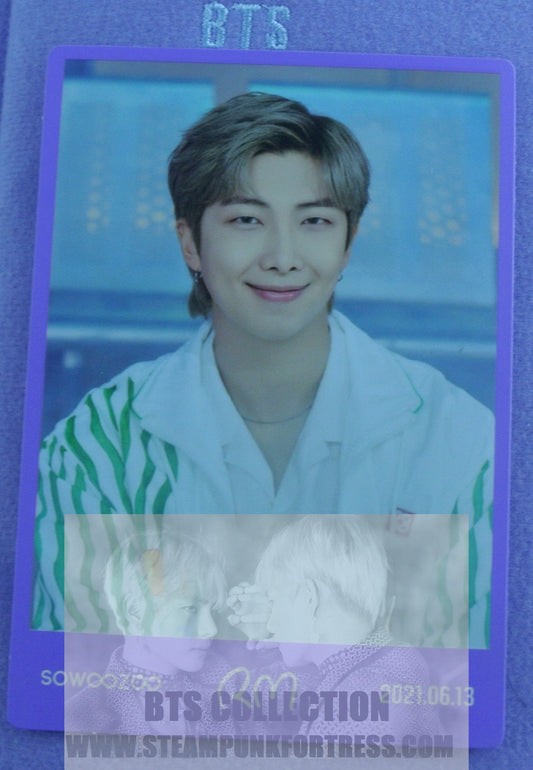 BTS RM KIM NAMJOON NAM-JOON 2021 SOWOOZOO PHOTOCARD MUSTER PHOTO CARD #1 MESSAGE NEW OFFICIAL MERCHANDISE