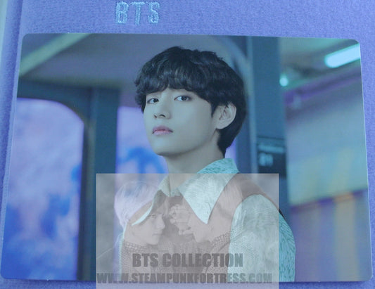 BTS V KIM TAEHYUNG TAE-HYUNG 2021 SOWOOZOO PHOTOCARD MUSTER PHOTO CARD #3 OF 8 NEW OFFICIAL MERCHANDISE