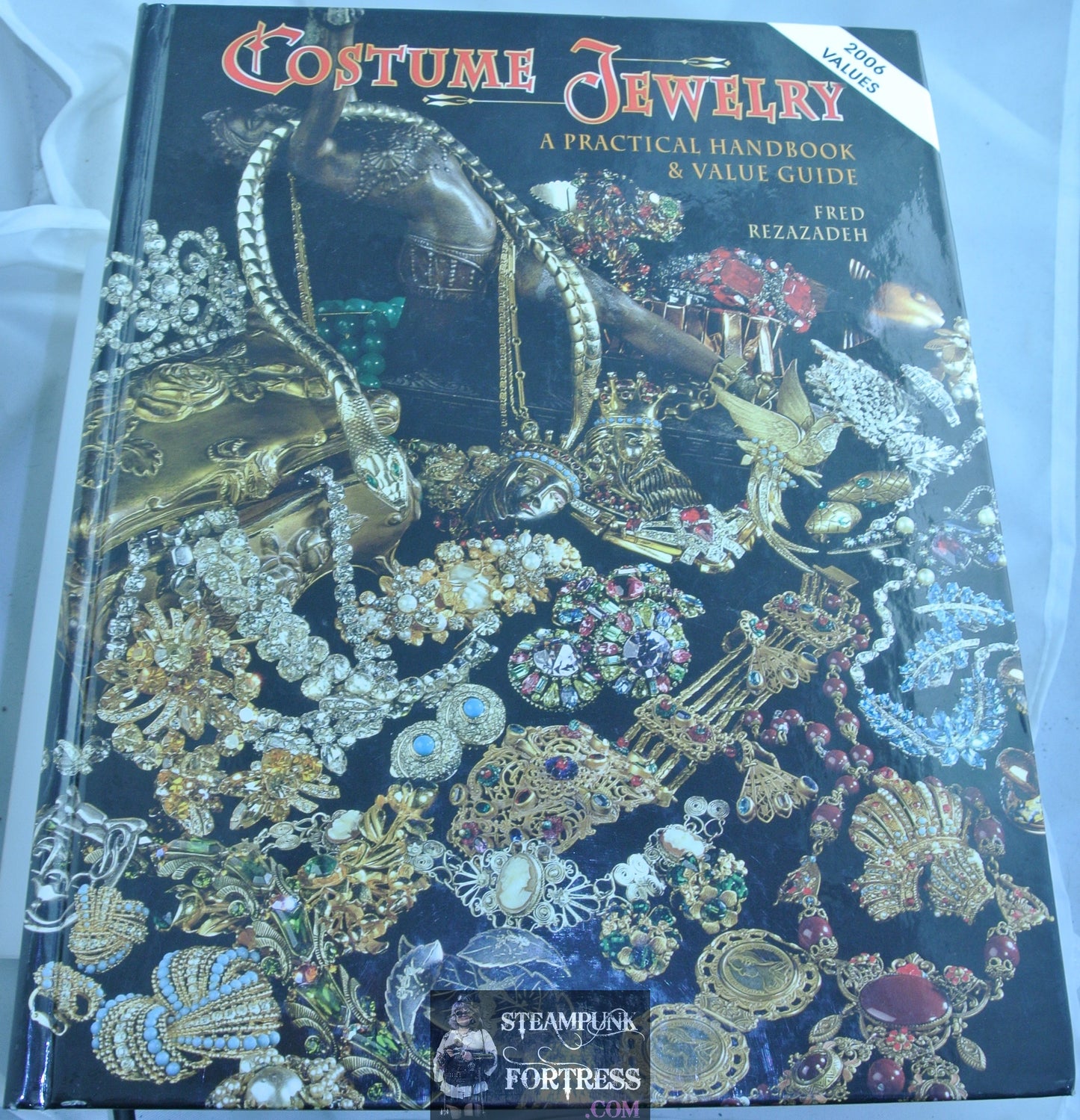 COSTUME JEWELRY PRACTICAL HANDBOOK VALUE GUIDE FRED REZAZADEH HARDCOVER VERY GOOD