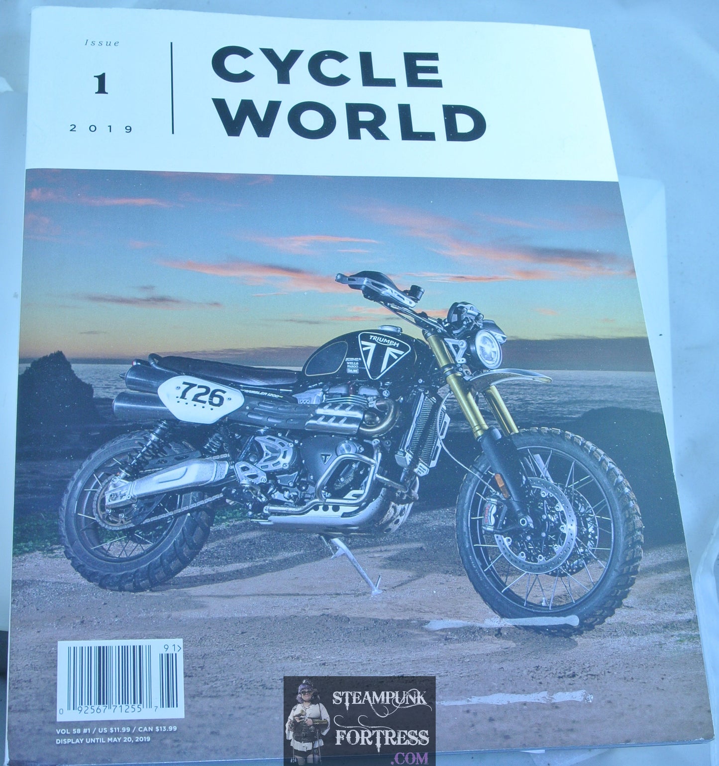 CYCLE WORLD MAGAZINE NUMBER 1 2019 GOOD MOTORCYCLES BIKERS VERY GOOD