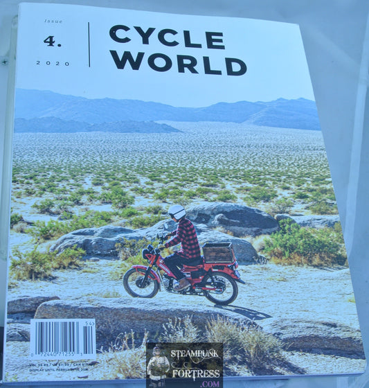 CYCLE WORLD MAGAZINE NUMBER 4 2020 GOOD MOTORCYCLES BIKERS VERY GOOD