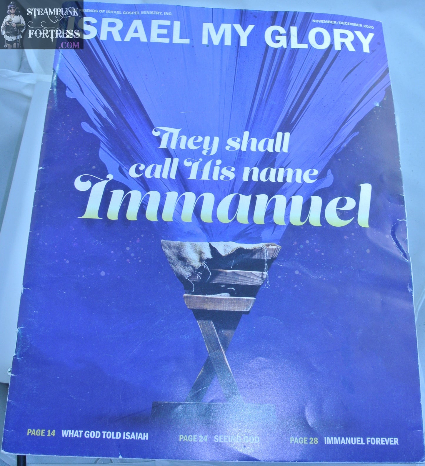 ISRAEL MY GLORY MINISTRY MAGAZINE NOVEMBER DECEMBER 2020 GOOD CHRISTIAN
