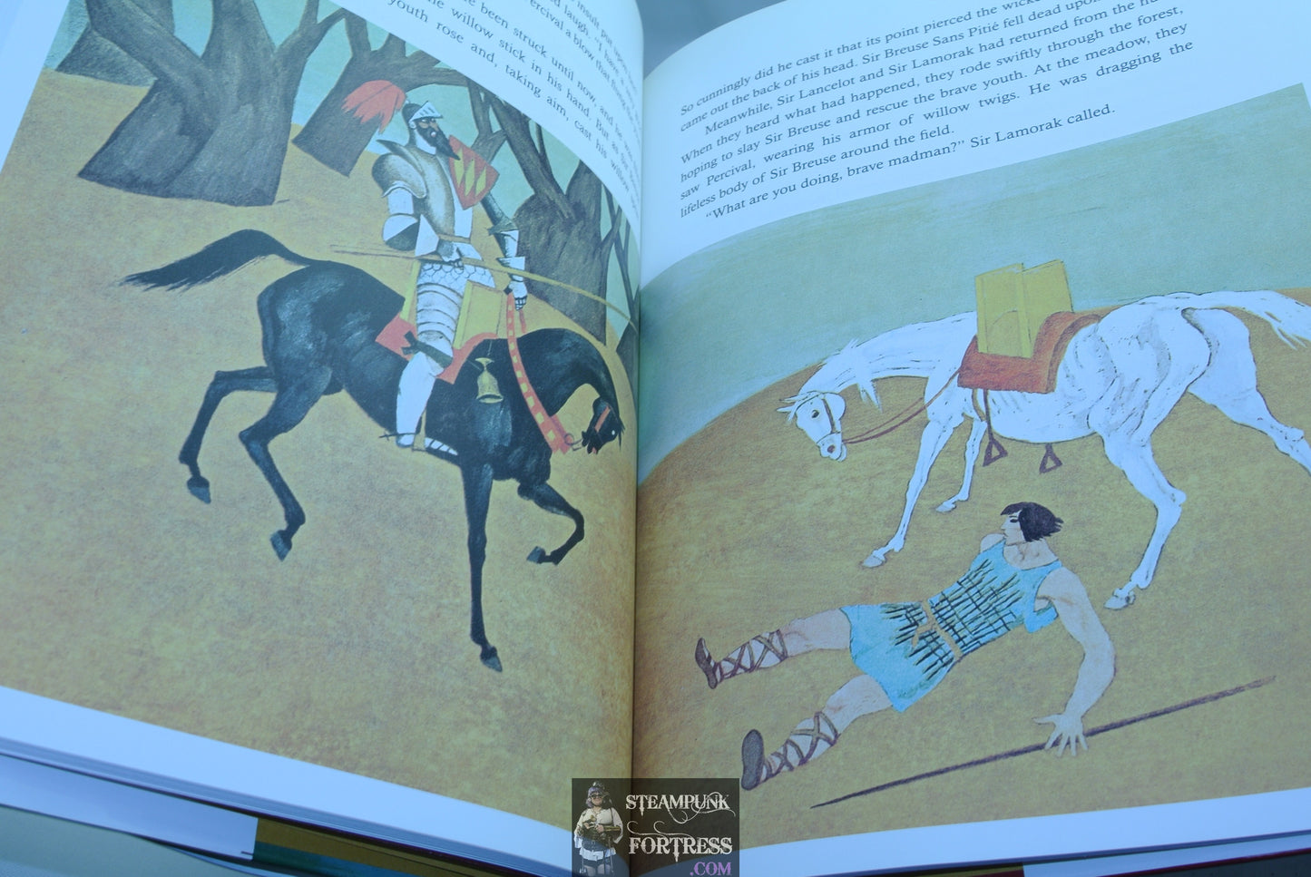 KING ARTHUR AND THE KNIGHTS OF THE ROUND TABLE ILLUSTRATED BY GUSTAF TENGGREN COFFEE TABLE BOOK VERY GOOD HARDCOVER EMMA GEDDERS STERNE