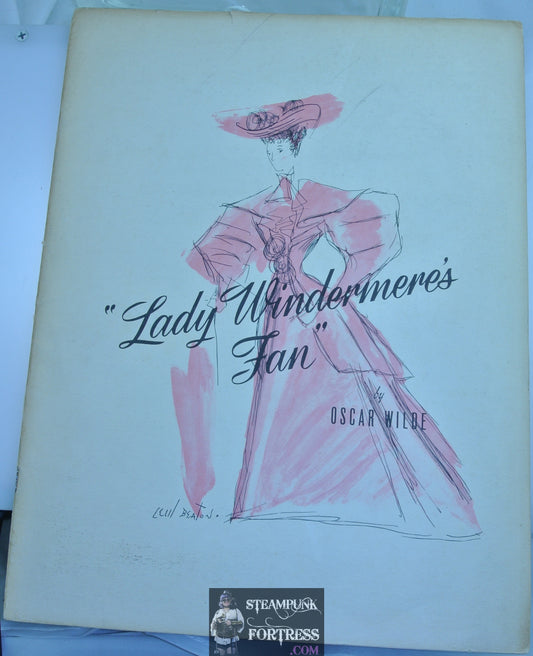 LADY WINDERMERE'S FAN OSCAR WILDE THEATER PROGRAM CORNELIA OTIS SKINNER 1946