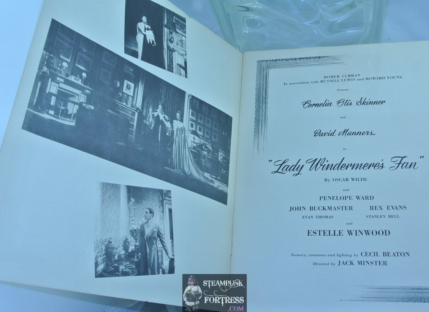 LADY WINDERMERE'S FAN OSCAR WILDE THEATER PROGRAM CORNELIA OTIS SKINNER 1946