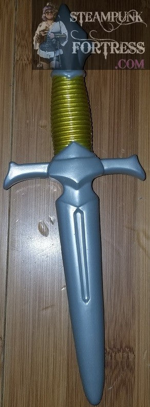 GENUINE CHRONICLES OF NARNIA PRINCE CASPIAN DAGGER KNIFE SILVER GOLD TOY- MASS PRODUCED
