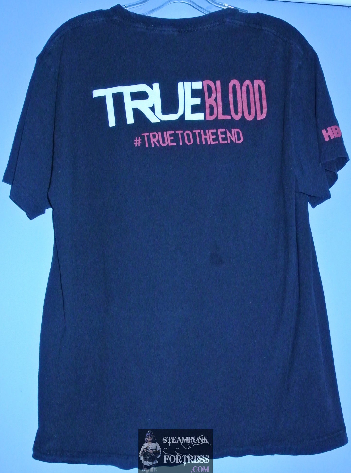 TRUE BLOOD TRUBIE T SHIRT BLACK LARGE SDCC COMIC CON PANEL GIFT HBO VERY GOOD