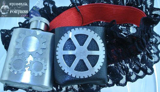 Garters: Flask Steampunk Fortress Garters: Flask Steampunk Fortress